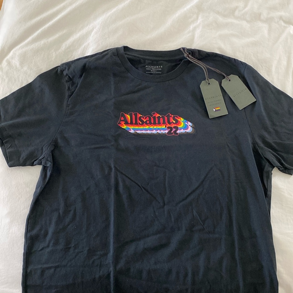 AllSaints pride month t-shirt
